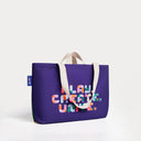 Yeşil & İndigo Kanvas Çanta