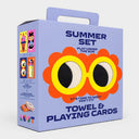 Summer Set | Plaj Havlusu ve Oyun Kartları Seti